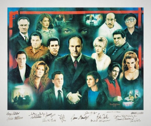 RODZINA SOPRANO Obraz Exclusive PREMIUM Autografy!