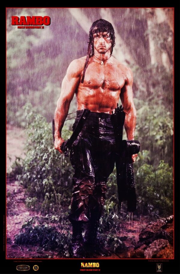 RAMBO 2 - DeLuxe Art PREMIUM - MEGA UNIKAT !!!
