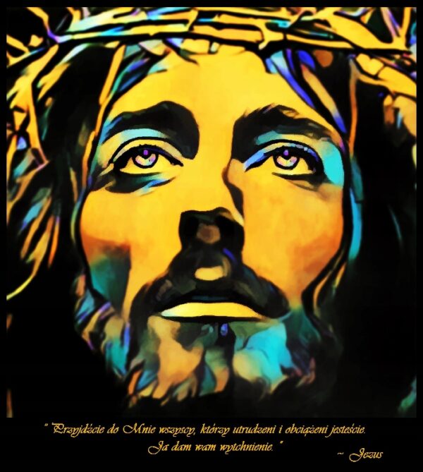 JEZUS CHRYSTUS - Obraz UNIQUE ART PREMIUM - UNIKAT