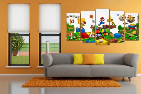 SUPER MARIO - GIGA Obraz x5 Exclusive PREMIUM - obrazek 4