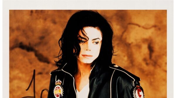 MICHAEL JACKSON (1991) POSTER PREMIUM - AUTOGRAF ! - obrazek 3
