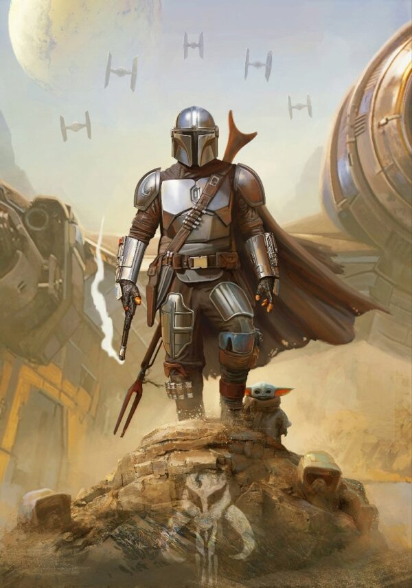 MANDALORIAN - Edycja Exclusive ART PREMIUM XXL