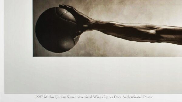 Michael Jordan (1997) Autograf ! Panorama! 75x25cm - obrazek 3