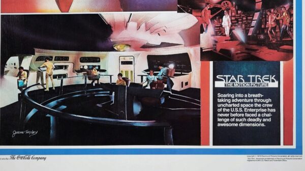 STAR TREK (1979) UNIQUE Vintage PREMIUM! Coca-Cola - obrazek 3
