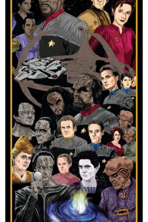 STAR TREK (1993) Obraz Exclusive ART PREMIUM XL !!