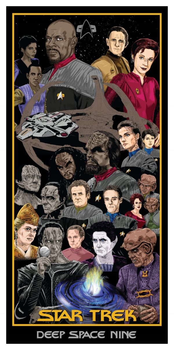 STAR TREK (1993) Obraz Exclusive ART PREMIUM XL !!