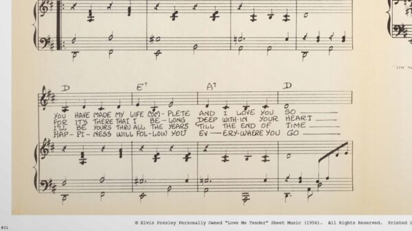 ELVIS PRESLEY - Love Me Tender (1956) NUTY Vintage - obrazek 3
