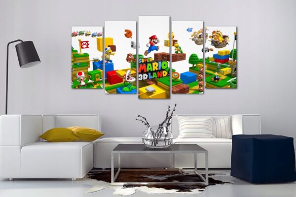 SUPER MARIO - GIGA Obraz x5 Exclusive PREMIUM