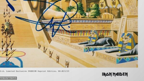 IRON MAIDEN (1984) UNIKAT PREMIUM - Autografy ! - obrazek 4