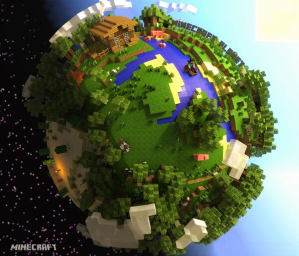 MINECRAFT Świat - Exclusive PREMIUM !! 2X MEGA UNIKATOWY OBRAZ !!!