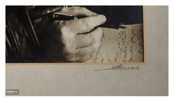 A. EINSTEIN (1938) Exclusive Vintage XL - AUTOGRAF - obrazek 3